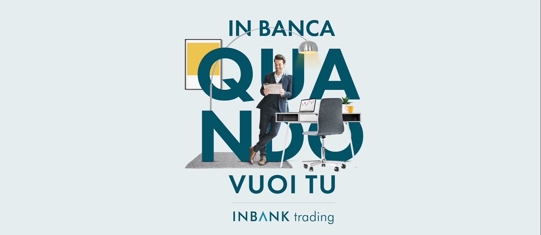 Con Inbank trading operi sui mercati e verifichi l’andamento del tuo portafoglio quando, dove e come vuoi 